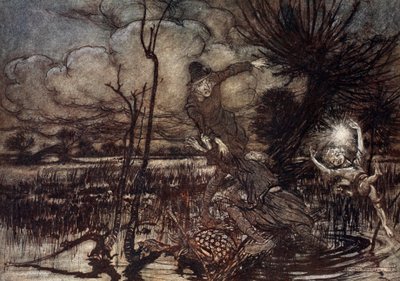 Mislead Night-Wanderers, Laughing at Their Harm, Illustration from 