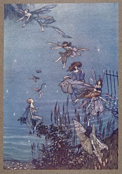 The Fairies of the Serpentine, from Peter Pan in Kensington Gardens by J.M. Barrie, pub. 1906 by Arthur Rackham