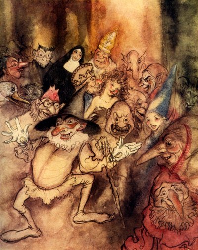 The Masque of the Red Death by Arthur Rackham
