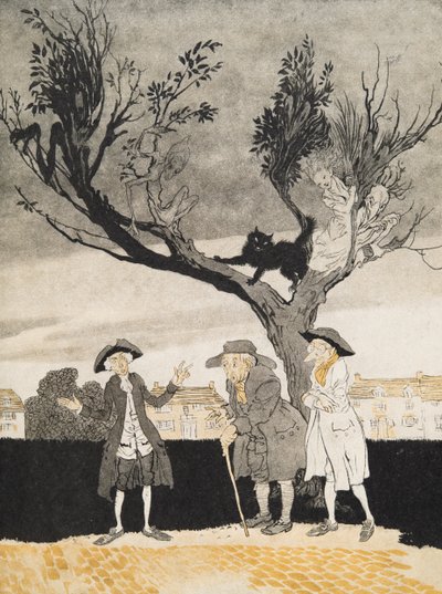 The Men of Sleepy Hollow (Inside Cover) by Arthur Rackham