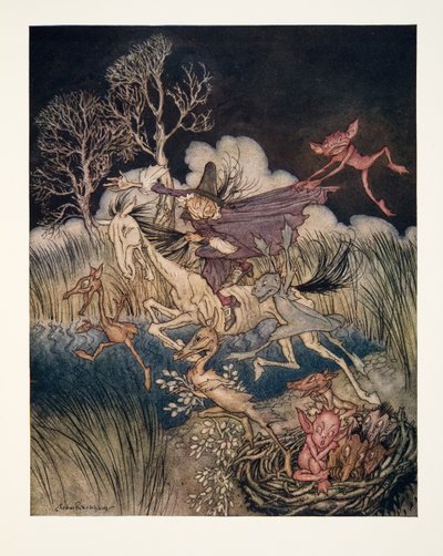 The Nightmare, from The Legend of Sleepy Hollow by Washington Irving, pub. 1928 by Arthur Rackham