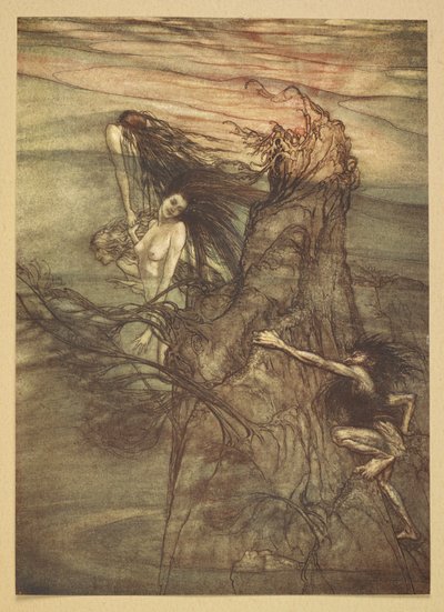 The Rhine-maiden by Arthur Rackham