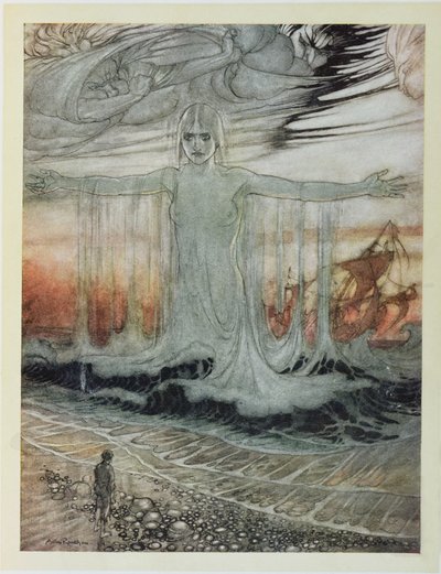 The Shipwrecked Man and the Sea, illustration from 