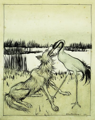 The Wolf and the Crane - Aesop