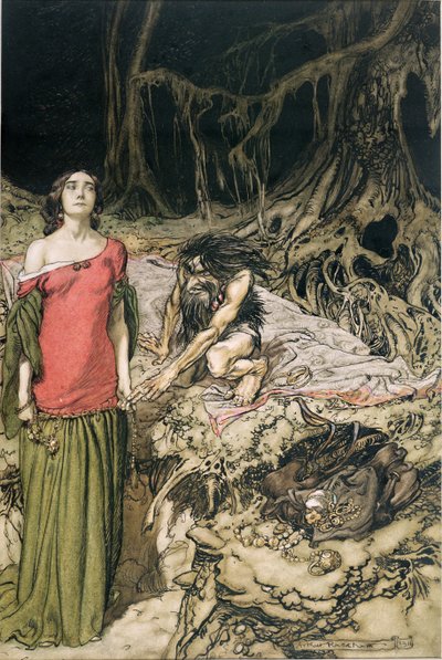The Wooing of Grimhilde, the Mother of Hagen from 