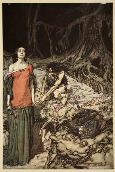 The Wooing of Grimhilde, the Mother of Hagen, from 