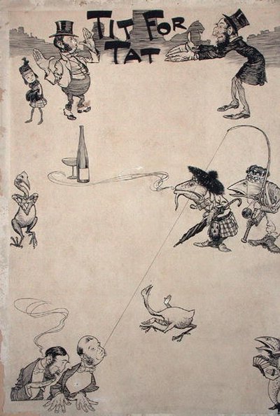 Tit for Tat, illustration from Cassell