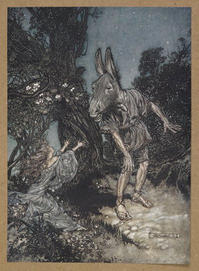 What angel wakes me from my flowery bed? Titania and Bottom. A scene from 