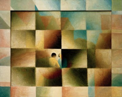Landscape with Focal Point: People in a Boat by Arthur Segal