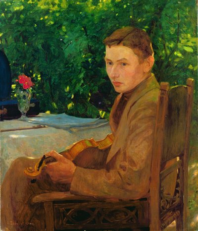 Portrait of Friedrich Ahlers-Hestermann by Arthur Siebelist