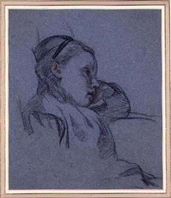 Portrait of a Seated Girl by Arthur Stocks