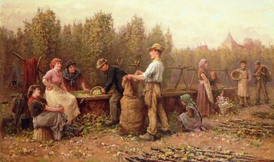 Hop Pickers by Arthur Verey