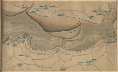 Map of Qiantang River and Hangzhou Bay by Arthur W. Hummel