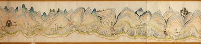 16,000. supplied. Oriented with north to the right. Relief shown pictorially. Bird