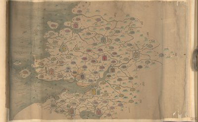 Pictorial Map of Zhejiang Province by Arthur W. Hummel