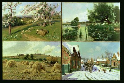 The Four Seasons (set of four) by Arthur Walker Redgate