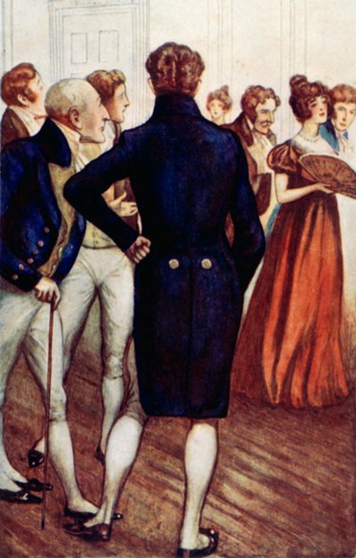 Illustration for Sense and Sensibility by Jane Austen by Arthur Wallis Mills