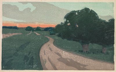 The Long Road or Argilla Road, c. 1898 by Arthur Wesley Dow