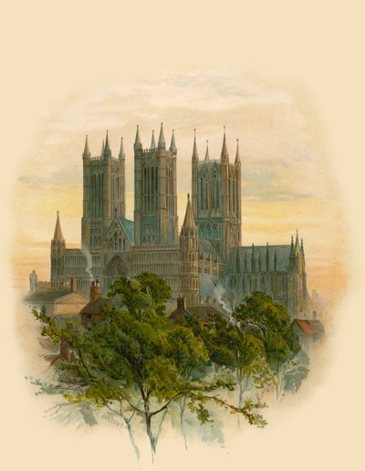 Lincoln Cathedral, South West by Arthur Wilde Parsons