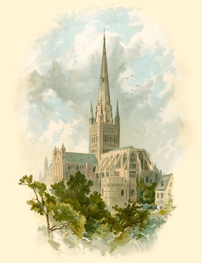 Norwich Cathedral, South East by Arthur Wilde Parsons