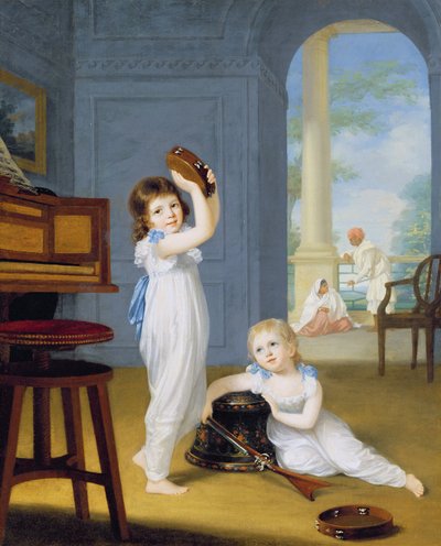 Emily and George Mason, c.1794-95 by Arthur William Devis
