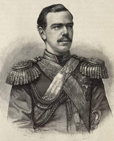 Alexander III of Russia (1845-1894). Tsar of Russia (1881-1894), son and successor of Alexander II (engraving) by Artist Unknown