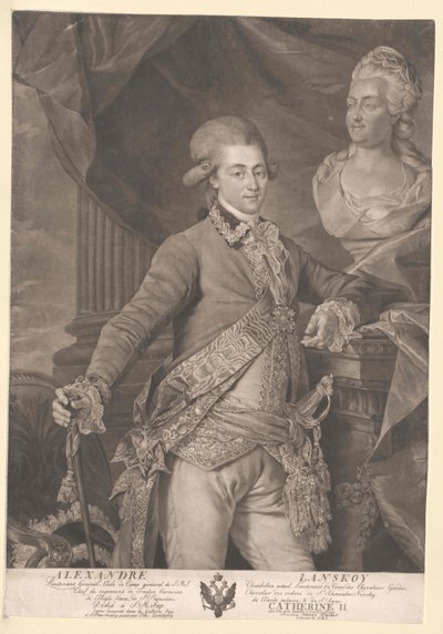 Alexander Dmitrievich Lanskoy by Artist Unknown