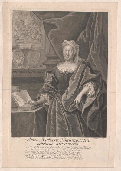Anna Barbara Kretschmer by Artist Unknown