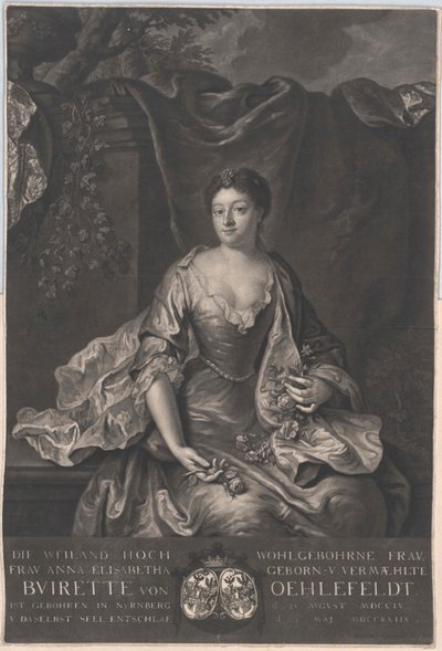 Anna Elisabeth Buirette-Oehlefeld by Artist Unknown