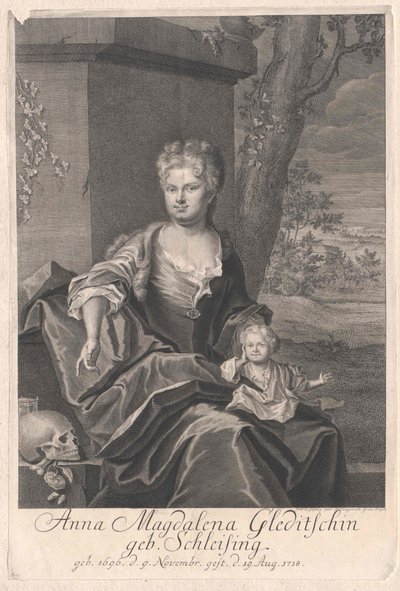 Anna Magdalene Schleising by Artist Unknown