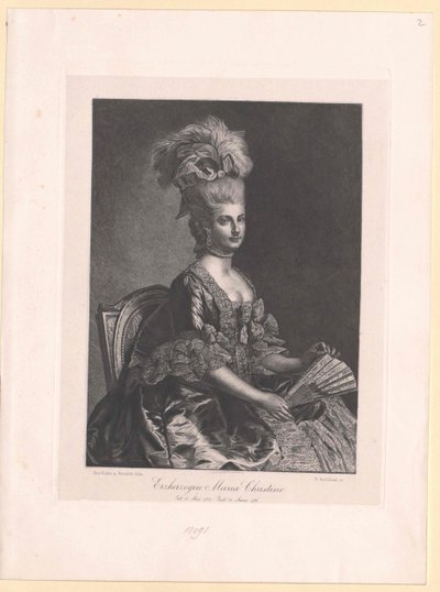 Archduchess Marie Christine of Austria by Artist Unknown