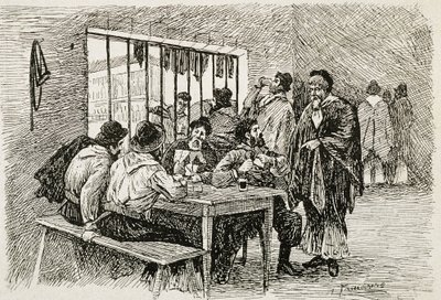 Pulperia, a tavern and liquor shop by Artist Unknown