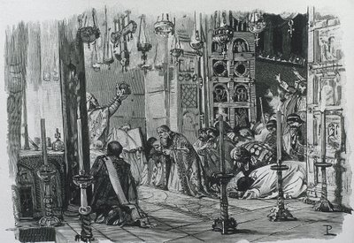 Coronation of Charlemagne as Holy Roman Emperor by Artist Unknown