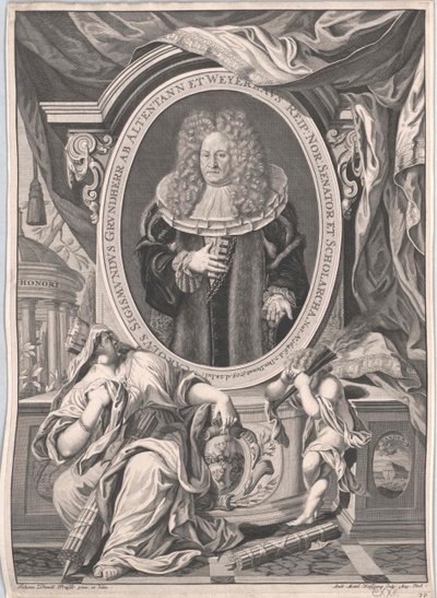 Carl Sigismund Lord of the Manor von Altenthann and Weyherhaus by Artist Unknown