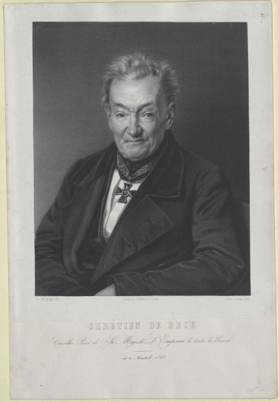 Christian von Beck by Artist Unknown