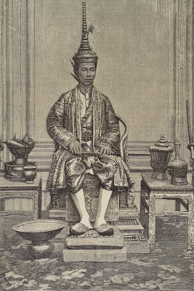 Chulalongkorn or Rama V (1853-1910). Fifth Monarch of Siam under the House of Chakri by Artist Unknown