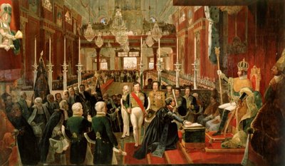 Coronation of Emperor Pedro I of Brazil by Artist Unknown