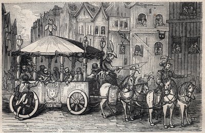 Death of Henri IV: Assassination of Henri IV on 14 May 1610 by Francois Ravaillac by Artist Unknown
