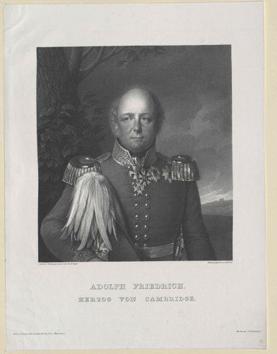 Duke Adolf Friedrich of Cambridge by Artist Unknown