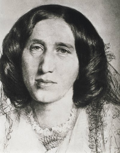 George Eliot (1819-1880). English Novelist. Engraving. by Artist Unknown