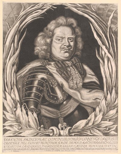 Elector of Saxony Johann George III by Artist Unknown