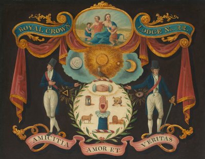 Emblems for Royal Crown Lodge No. 22 by Artist Unknown
