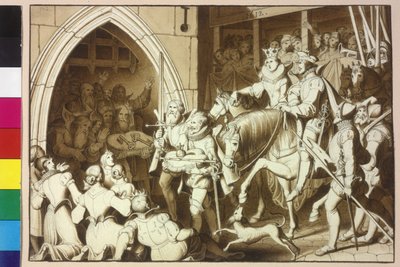 Emperor Matthew I and His Wife Anna Entering Vienna by Artist Unknown