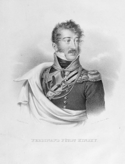 Prince Ferdinand Kinsky (1781 - 1812) by Artist Unknown