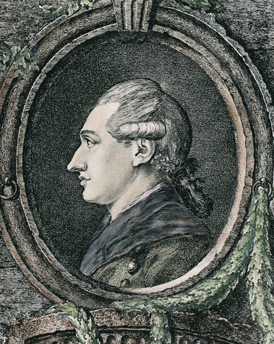 Johann Wolfgang von Goethe (1749-1832). German Humanist and Writer. Etching by Artist Unknown