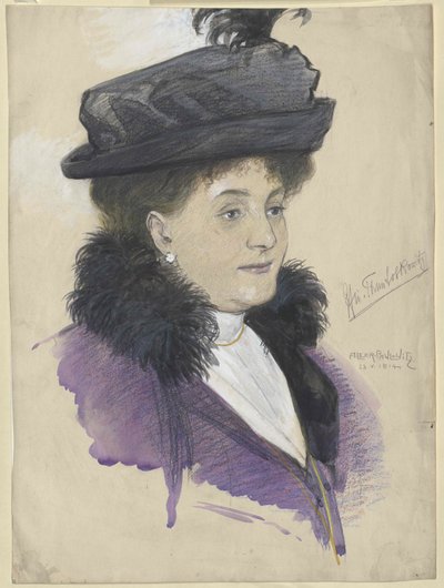 Gabriele princess Lobkowitz by Artist Unknown