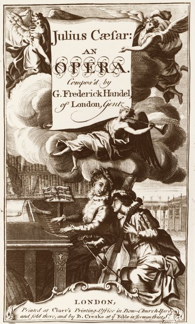 Julius Caesar in Egypt by Georg Friedrich Handel by Artist Unknown
