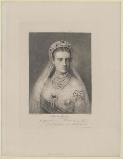 Grand Duchess of Russia Anastasia Mikhailovna by Artist Unknown