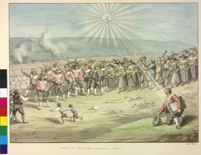 Homage to Emperor Franz I by the Tyrolese by Artist Unknown