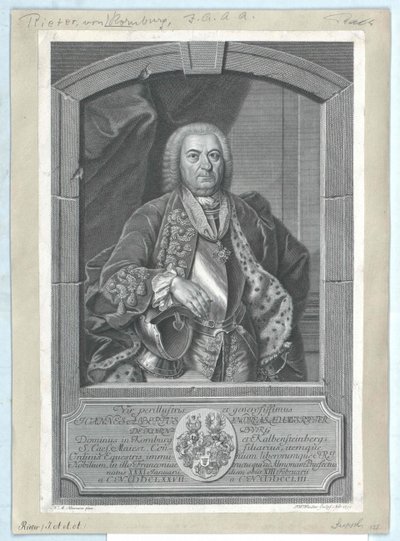 Johann Albrecht Andreas Adam Rieter von Kornburg and Kalbensteinberg by Artist Unknown